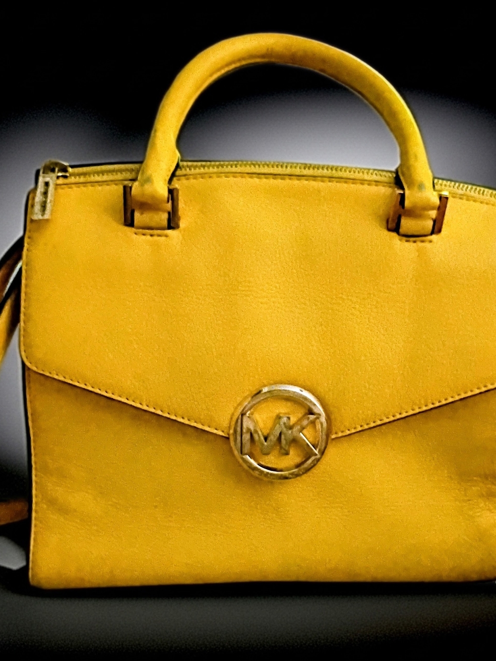Michael Kors Yellow Top-Handle Satchel